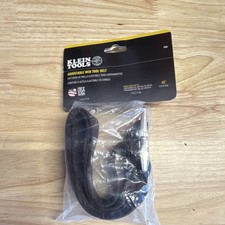 Klein Tools Adjustable Web Tool Belt 48" Black Polypropylene Quick Release