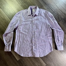 Giorgio Armani Le Collezioni Long Sleeve Men's 17.5" Vintage Stripe Shirt Preppy