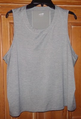 AVIA WOMENS SIZE 2XL XXL (20) GRAY SLEEVELESS ROUND NECK TANK TOP