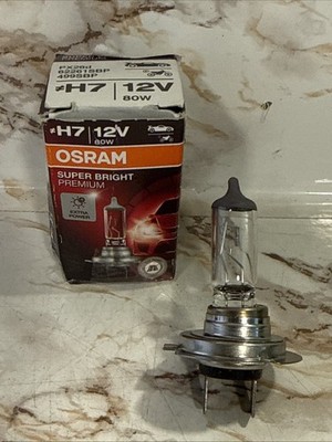 OSRAM H7 Super Bright Premium 12V 80W High Wattage Off Road Headlight Bulb