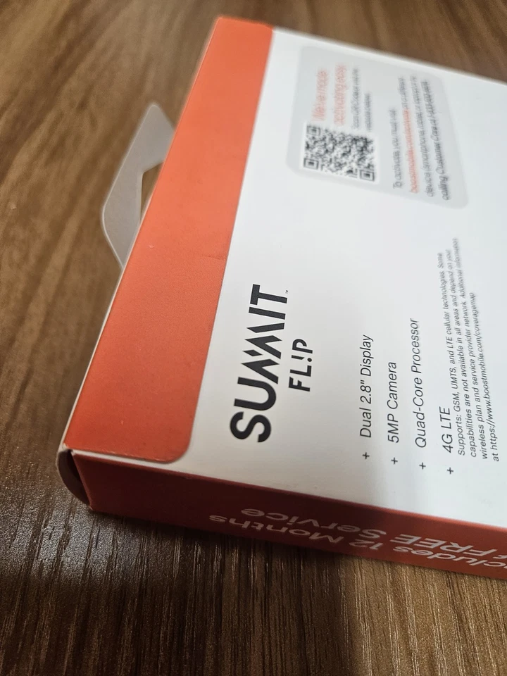 Boost Mobile Summit Flip 2.8" 5mp Prepaid Flip Phone with 12 Months Service Incl - Image 4 of 4