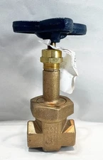 Nibco Genuine Bronze Full Port FNPT Gate Valve NL2H008 T-174-A 3/4 in. 300 SWP