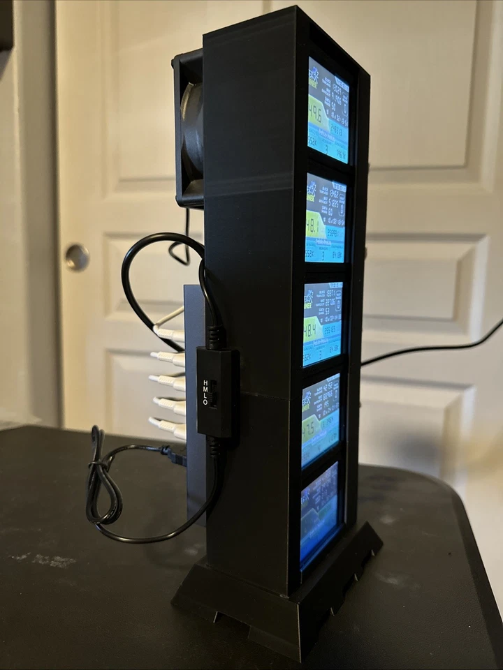 Estuche Minero Lotería Nerdminer V2 (Torre de Enfriamiento de 5 Pilas) MINEROS NO INCLUIDOS Foto 3 de 4