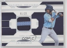 2024 National Treasures Game Gear Swatches Holo Silver 1/25 JD Gonzalez 1f8v