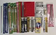 Lot Of 24 Boye, Bates, Skacel, Clover Crochet Hooks Metal Bamboo Various Size