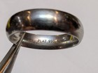 Wedding Ring 6mm wide Size 11.5 Vintage Mens Platinum 950 Comfort Band