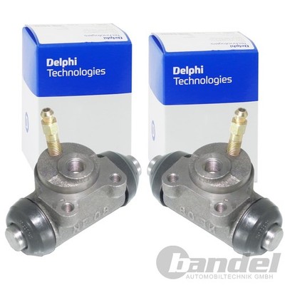2x DELPHI RADBREMSZYLINDER 22mm passend für PEUGEOT 504 505 RENAULT CLIO ESPACE