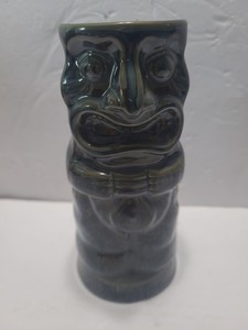 CHIKI TIKI 6" Mug. Hawaii Souvenir. High Gloss! Unique.