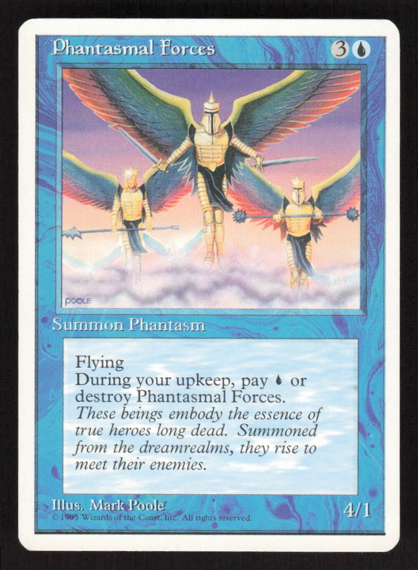 1995 Phantasmal Forces Fourth Edition MTG