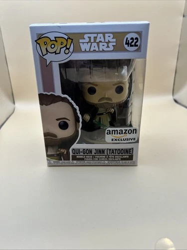 Funko Pop! Vinyl: Star Wars - Qui-Gon Jinn (Tatooine) - Amazon (AM) (Exclusive)