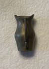 VINTAGE MINIATURE BRASS 2 EWER TEA POTS,  PITCHER, AND INCENSE BURNER SET OF 4 — photo 3