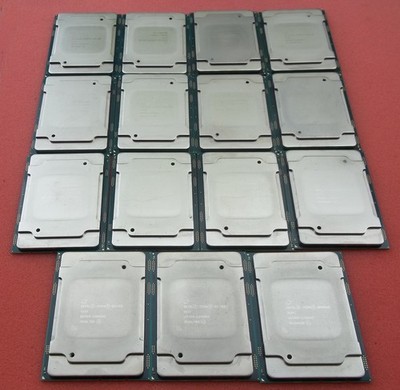Lot of 15 x Intel Xeon Silver (14) and Bronze (1) CPU for use or gold recovery