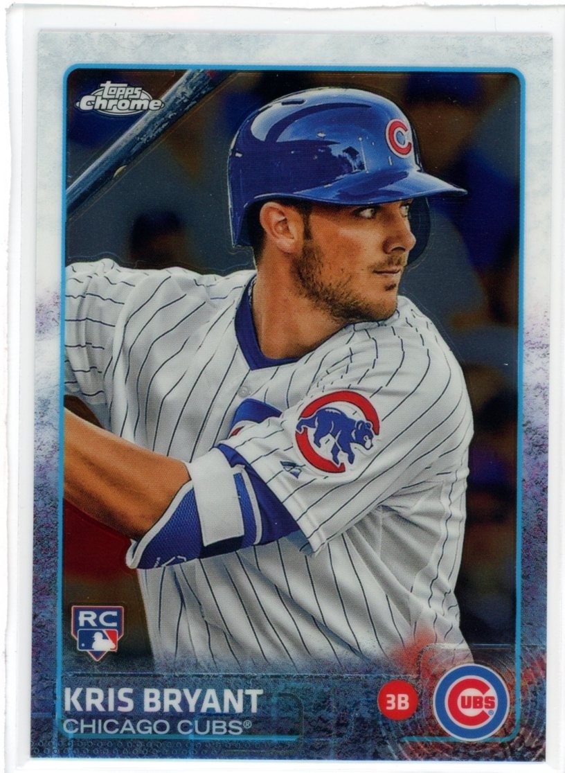 2015 Topps Chrome Baseball #112 Kris Bryant Rookie Card RC NM Cubs