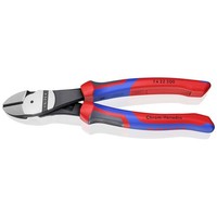 Knipex 74 22 200 Werkstatt Kraft-Seitenschneider Mit Facette 200 Mm