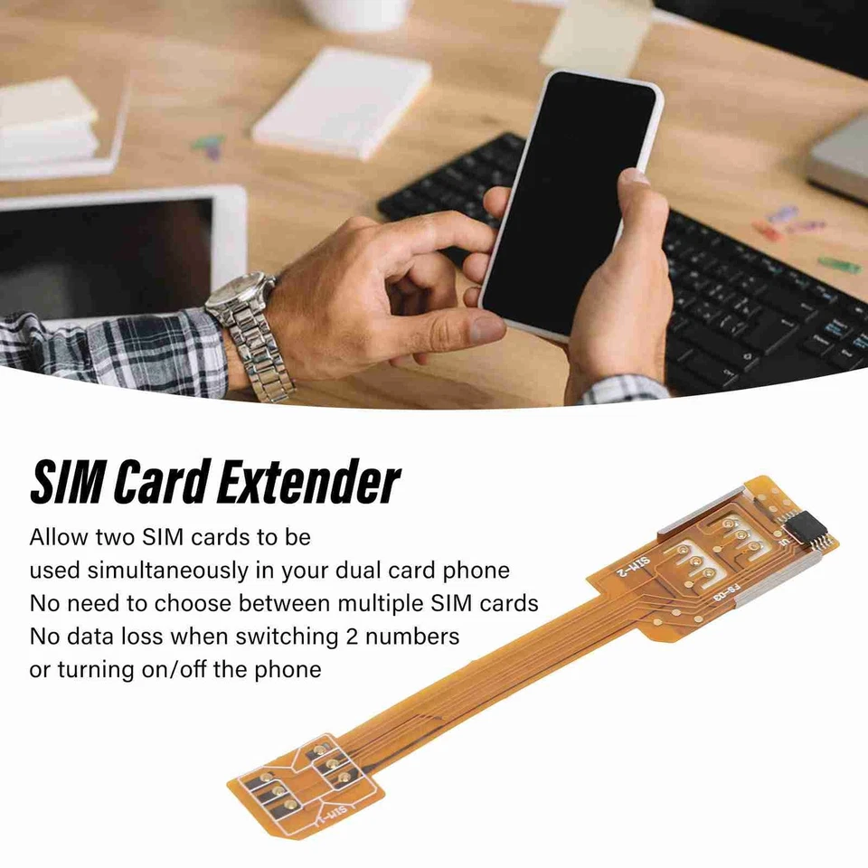 Adattatore da Micro SIM a Nano Scheda SMI Adattatore Dual SIM Scheda Nano SD (2 Pezzi) - Immagine 2 di 4