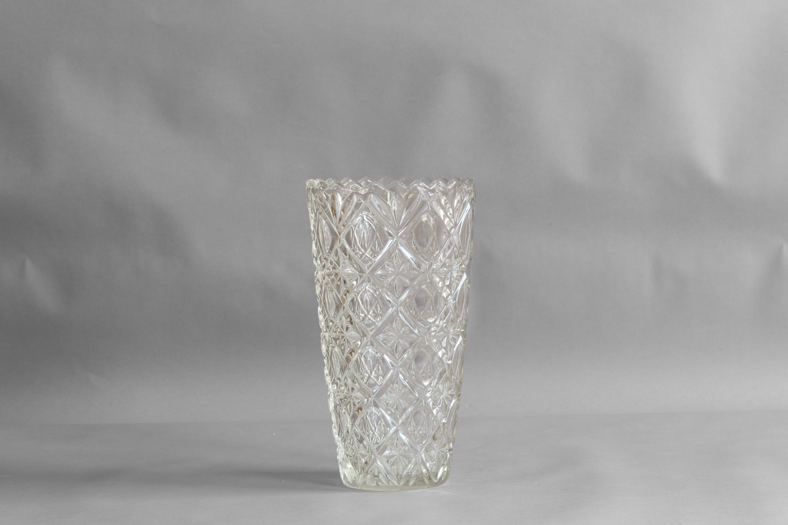 Jarrón grande de vidrio