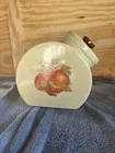 McCoy Pottery Fruit Cookie Jar 9in Vintage Tilt Canister