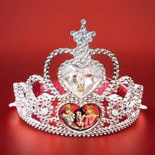 Vtg 2001 Disney Princess Light Up Tiara Crown Snow White Cinderella Aurora