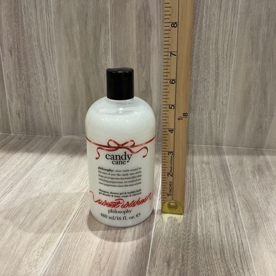 Philosophy Candy Cane Sweet Wishes 3-in-1 Shampoo Shower Gel Bubble Bath 16oz