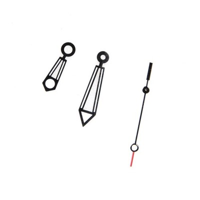 Black Watch Hands Needle Hour Minute Second For ETA 2824-2 Watch Movement q