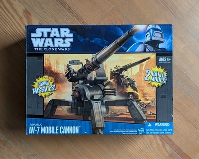 Star Wars Clone Wars Republic AV-7 Mobile Cannon 3.75