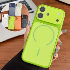 Mag Safe Slim Phone Case W/ Lens Protector For iPhone 17 Pro Max 16 15 14 13 Pro