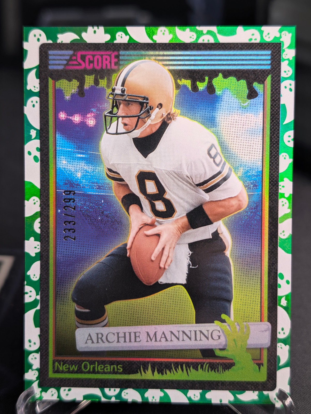 2026 Panini Score-A-Treat ARCHIE MANNING Holo Ghosts 233/299 #78 Saints