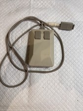Commodore Tank Mouse 2-Button 9-Pin Ball Rolls  Buttons Click - UNTESTED