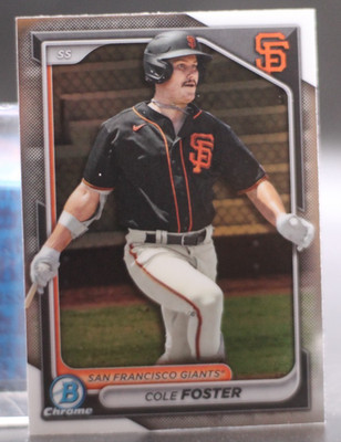 2024 Bowman Chrome Prospects - Cole Foster (RC) #BCP83