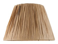 Lampshade Beige Raffia Shade 240mm Endon 113456