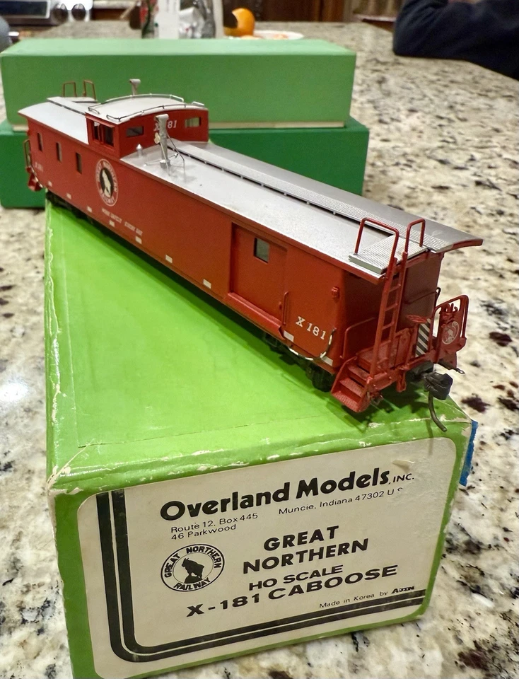 HO Brass OMI - Overland Models, Inc. GN - Great Northern X-181 "Hutch" Caboose - Image 2 of 4