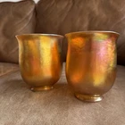 Tiffany Studios Favrile vase Art Glass Shades Signed. “as Is”