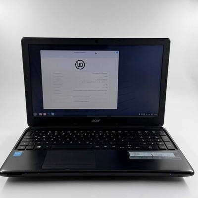 Acer Aspire E1-530 15,5 Laptop Pentium 21170 4GB 130GB SSD Linux Mint