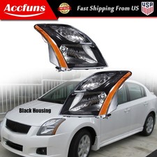 Headlights Assembly For Nissan Sentra SR SE-R Spec V 2010-12 Left+Right Halogen