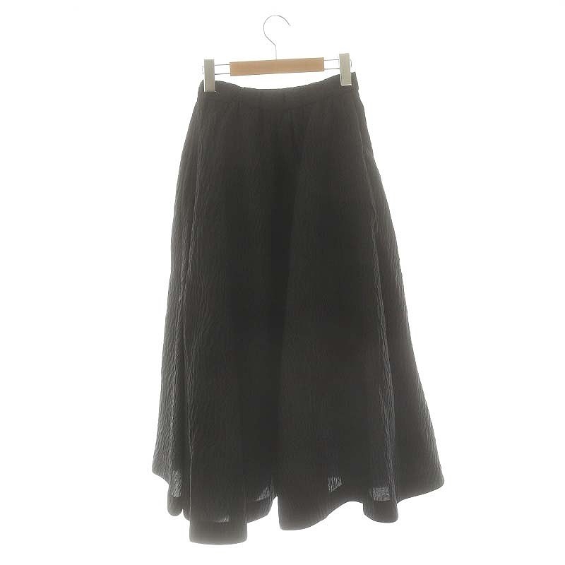 Ameri VINTAGE Jacquard Tuck Volume Flare Skirt S … - image 2
