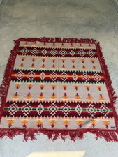 Vintage 20s 30s Beaver State Pendleton Woolen Mills Aztec Blanket Chief Joseph