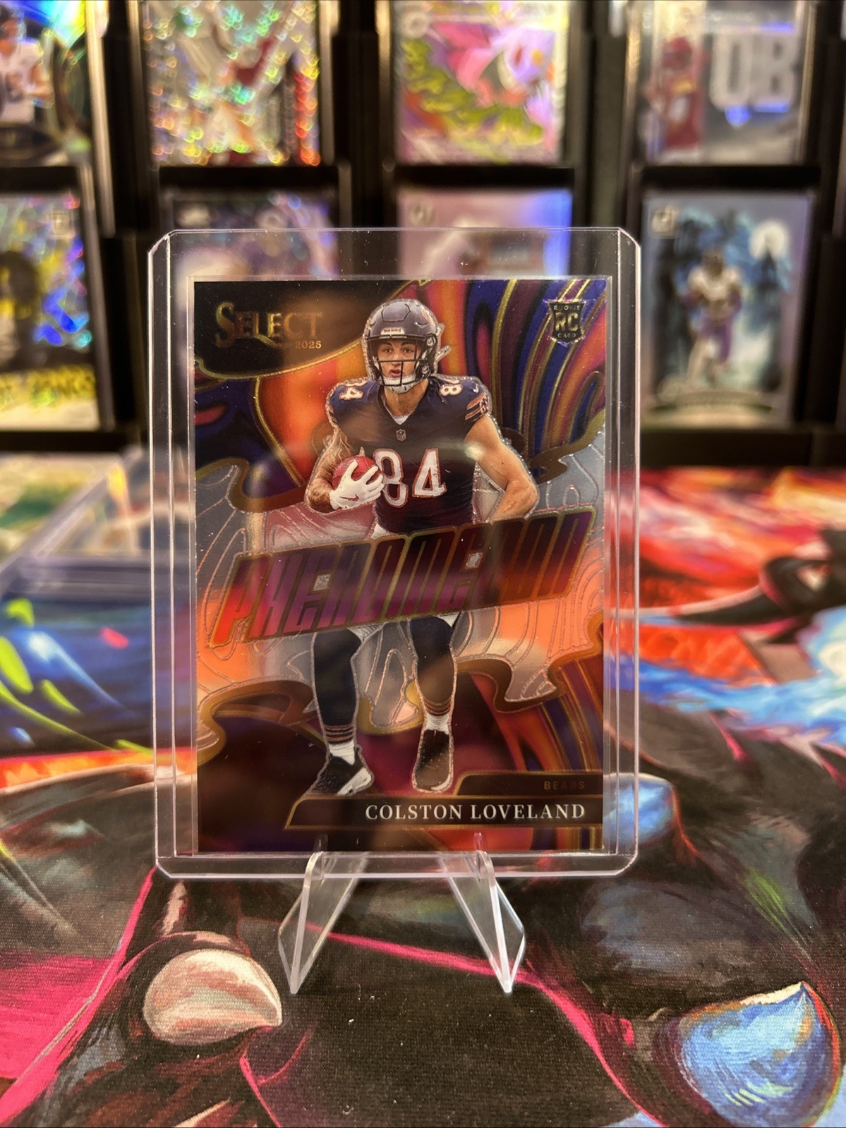 2025 Panini Select Colston Loveland RC #5 Phenomenon Base Chicago Bears