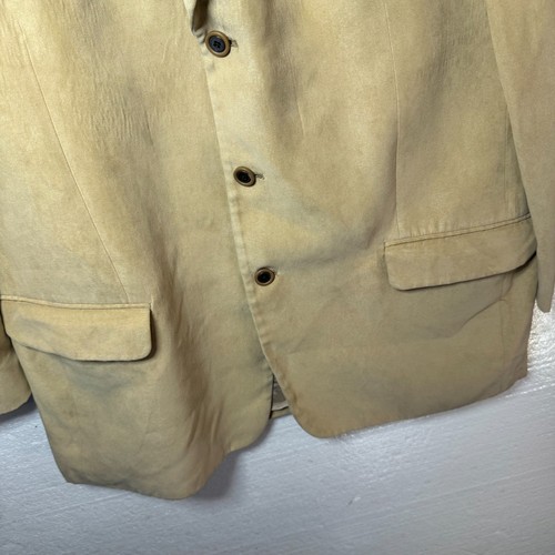 Andrew Fezza Herren Größe 46 R Braun Wildleder 3 Knopfleiste Blazer Sport Mantel Jacke - Bild 7 von 14