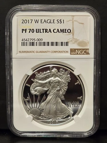 2017-W Proof American Silver Eagle NGC PF 70 Ultra Cameo