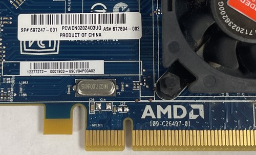 AMD Radeon HD 6450 512MB DDR3 PCIe Graphics DVI + DP 109-C26497-01 637996-001 - Picture 2 of 6