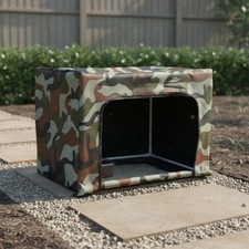 Stray Cat Feeding Shelter Waterproof Pet Feeder Windproof for Winter, Backyard