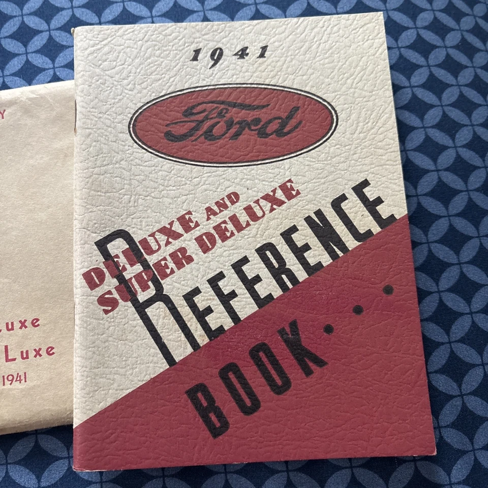 Ford Deluxe 1941 Super Deluxe manual del propietario libro de instrucciones con sobre Foto 2 de 4
