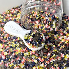 FAKE 5MM Halloween Mixed Witch Polymer Clay Sprinkle NOT EDIBLE D44-19