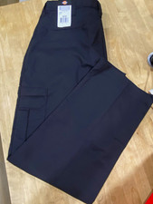 Dickies LP2372BK Men's 36x30 navy Twill Work Pants Straight Regular Fit