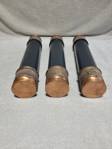 New Old Stock 3 General Electric Fuses Type EJ 0-1D Model 9F62 DCB200 5.5KV 200A
