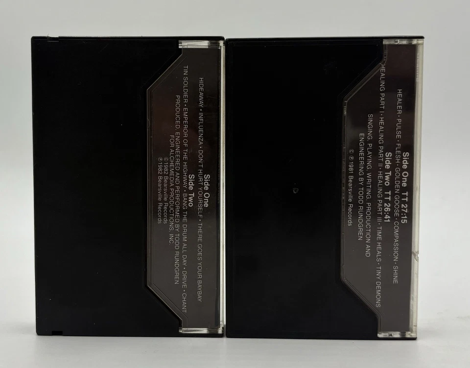 Лот товаров Todd Rundgren 2 Кассеты Вечно Популярный Эффект Замученного Художника + Исцеление - Изображение 2 из 4