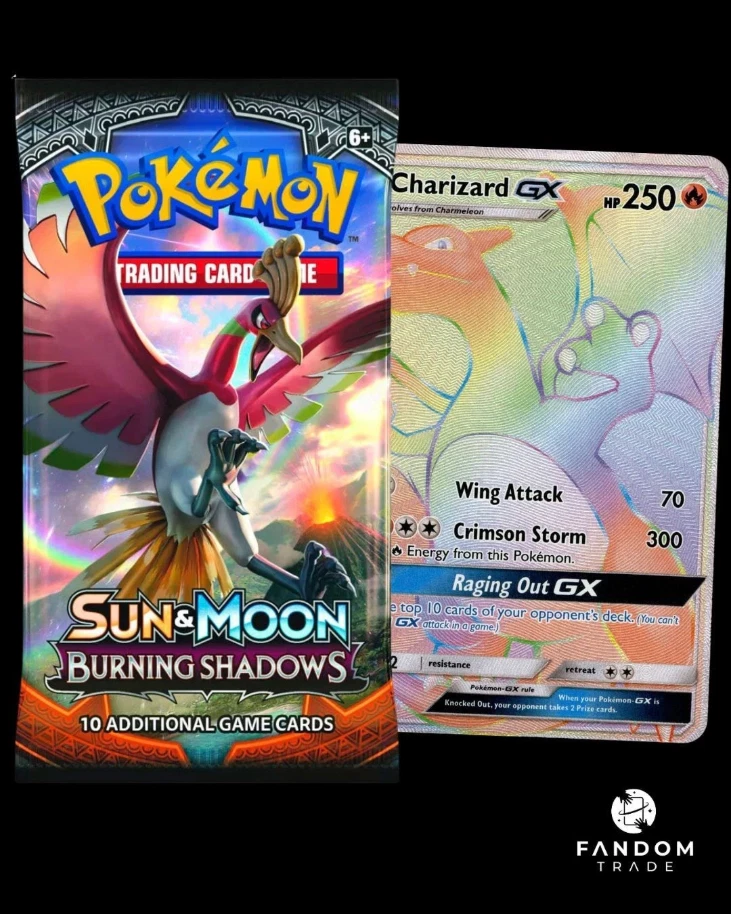 Pokémon TCG Burning Shadows Sealed Collectible Card Game Packs for