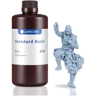 Grey 3D Printer Resin - 405nm High Precision UV Resin