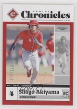 2020 Panini Chronicles Red 76/100 Shogo Akiyama #42 0c6