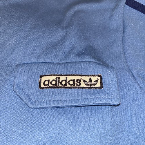 Vintage Adidas Originals Track Jacket 70s 80s Blue Navy Zip made in Yugoslavia by Adidas, $41.7 - Photo 2